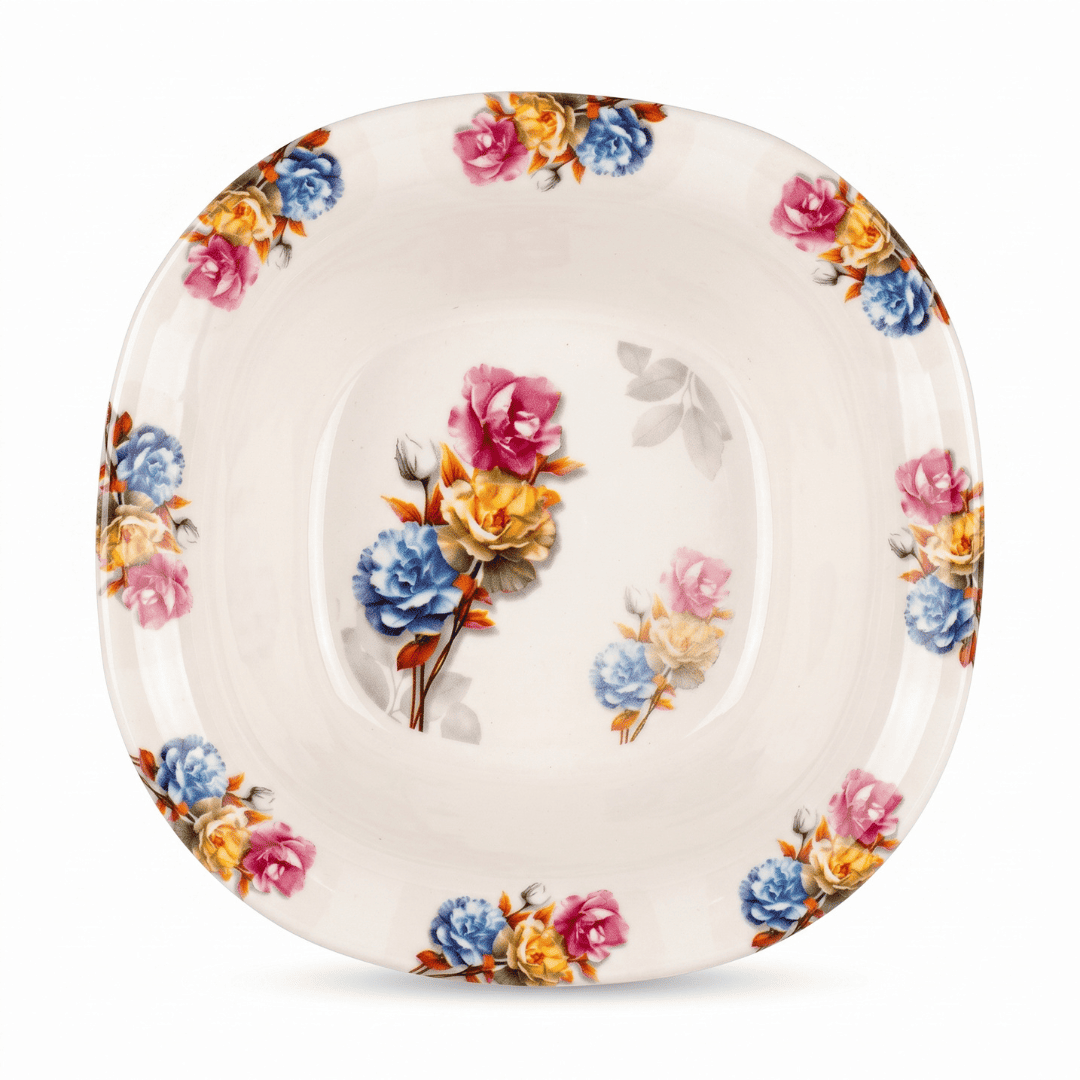 Vintage Pastel Floral 72 Piece Melamine Dinner Set | YB Melamine - Image 5
