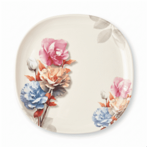 Vintage Pastel Floral 72 Piece Melamine Dinner Set | YB Melamine