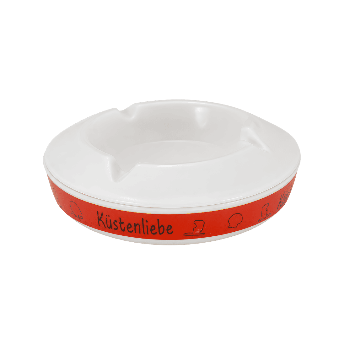 Coastal Red Melamine Ashtray | YB Melamine