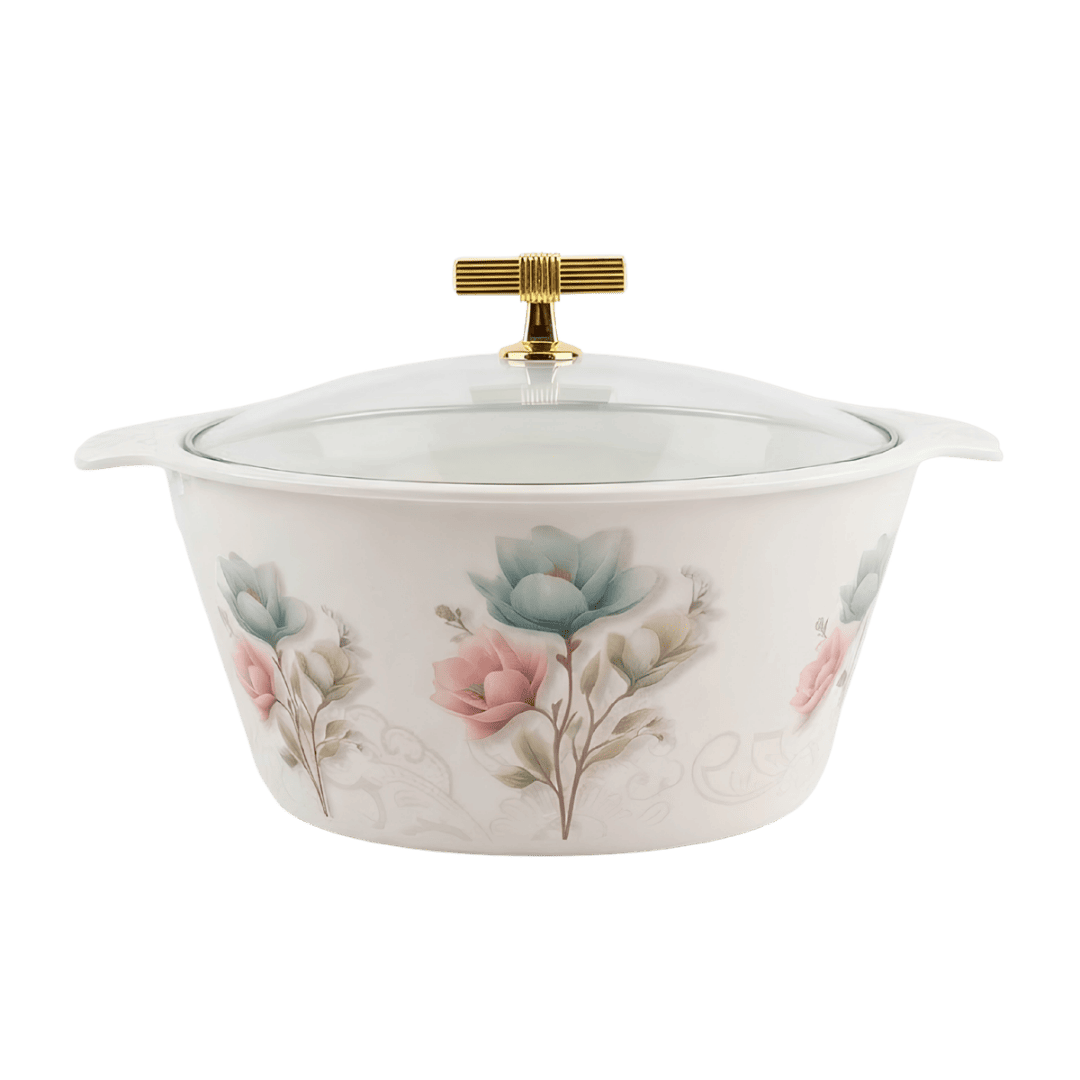 Floral Print 72 Piece Melamine Dinner Set | YB Melamine - Image 4