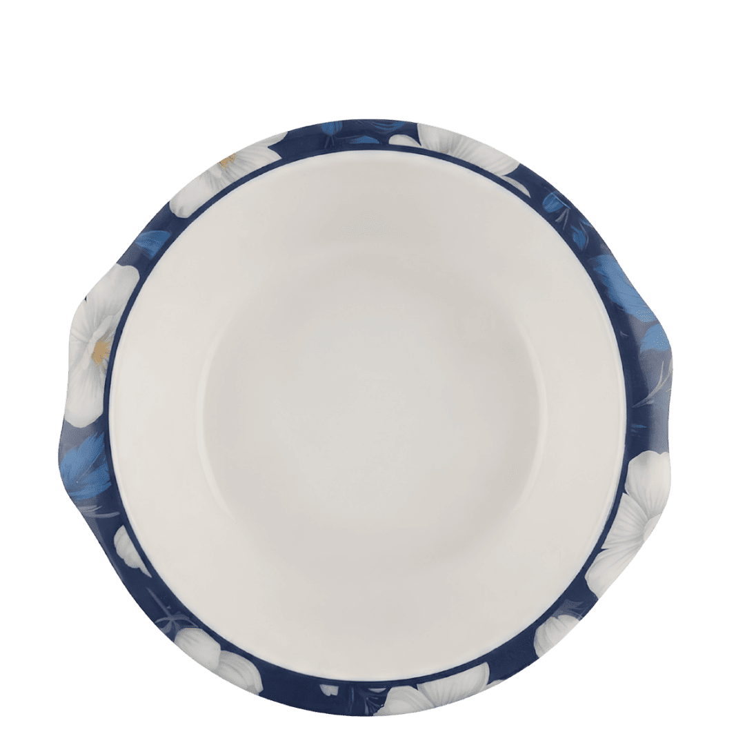 Midnight Blossom Double Glazed 80 Piece Melamine Dinner Set | YB Melamine - Image 5